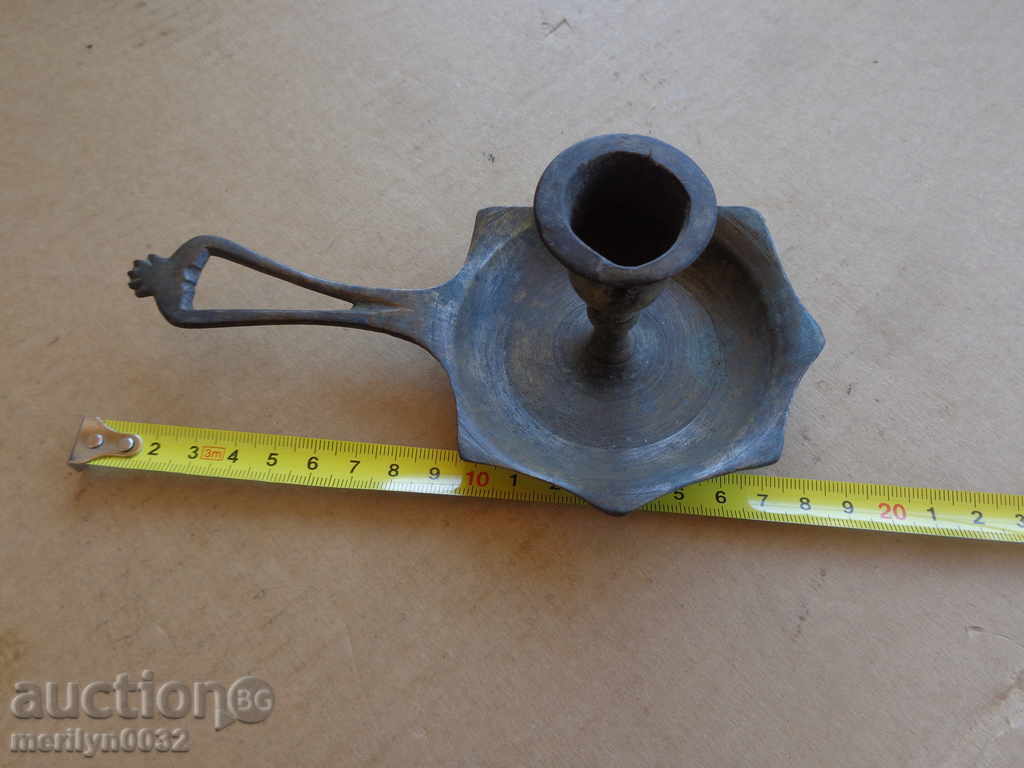 Ottoman candlestick, 70-year-old lamp of the 19th century with price 69.00 BGN | € 35.28 Ottoman candlestick, 70-year-old lamp of the 19th century with price 69.00 BGN | € 35.28