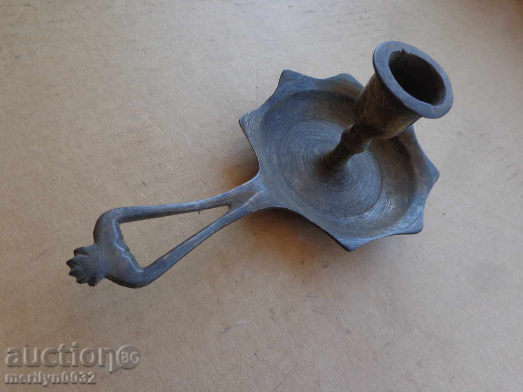 Auction Ottoman candlestick, 70-year-old lamp of the 19th century Auction Ottoman candlestick, 70-year-old lamp of the 19th century