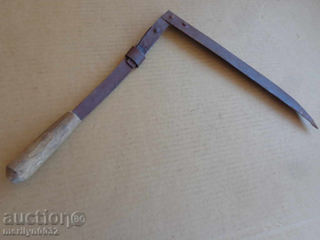 Folding forged hammer with wrought iron sutter blade - 5 Folding forged hammer with wrought iron sutter blade - 5