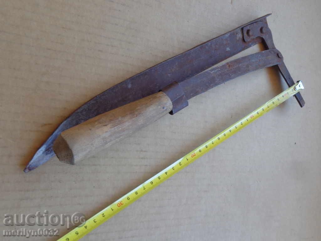 Folding forged hammer with wrought iron sutter blade - 7 Folding forged hammer with wrought iron sutter blade - 7