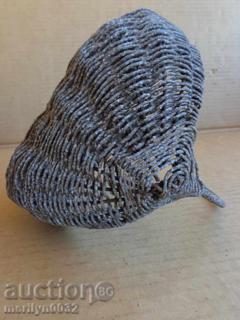 Old metal basket for Easter eggs basket picnic box - 7 Old metal basket for Easter eggs basket picnic box - 7