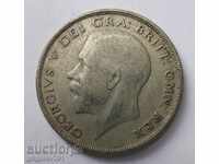 1/2 Coroană Argint 1920 - Marea Britanie - Monedă de argint 3