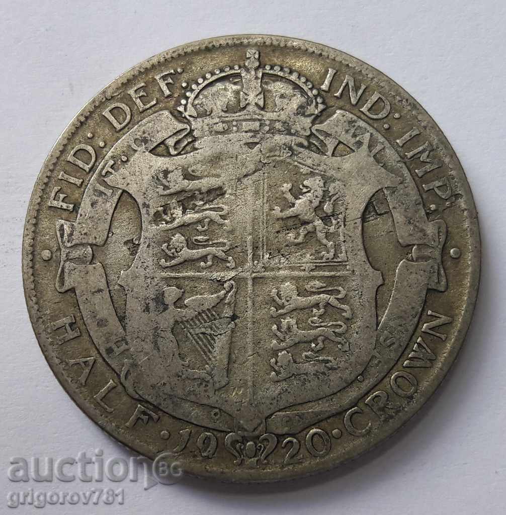 1/2 Crown 1920 ασημί - Ηνωμένο Βασίλειο - 5 ασημένιο νόμισμα με τιμή € 10.23 | 20.01 BGN 1/2 Crown 1920 ασημί - Ηνωμένο Βασίλειο - 5 ασημένιο νόμισμα με τιμή € 10.23 | 20.01 BGN
