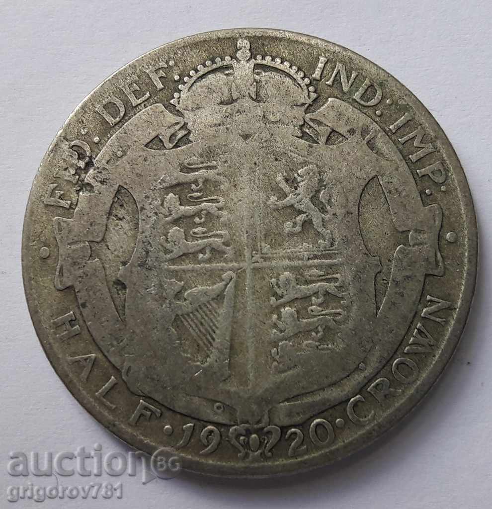 1/2 Crown 1920 ασημί - Ηνωμένο Βασίλειο - ασημένιο νόμισμα 6 με τιμή € 10.23 | 20.01 BGN 1/2 Crown 1920 ασημί - Ηνωμένο Βασίλειο - ασημένιο νόμισμα 6 με τιμή € 10.23 | 20.01 BGN