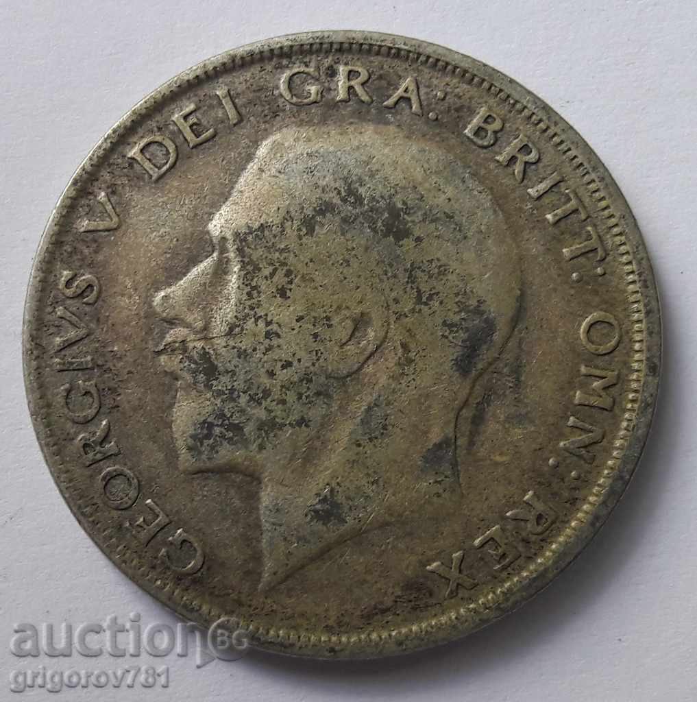 1/2 Crown 1920 ασημί - Ηνωμένο Βασίλειο - ασημένιο νόμισμα 9