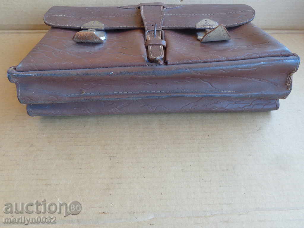 Παλιά δερμάτινη τσάντα, πορτοφόλι, βαλίτσα αρχές του 20ου αιώνα - 5 Παλιά δερμάτινη τσάντα, πορτοφόλι, βαλίτσα αρχές του 20ου αιώνα - 5
