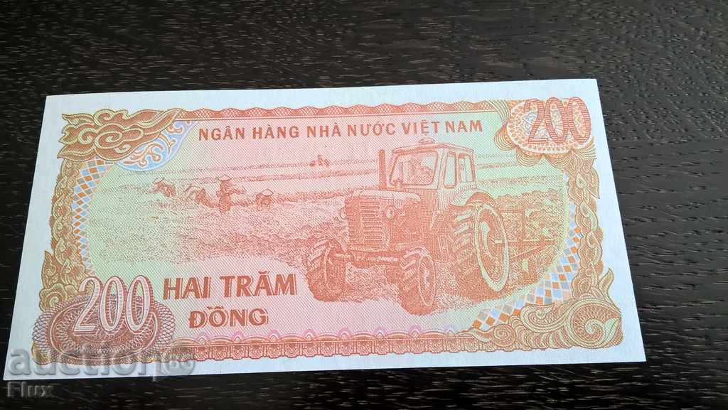 Banknote - Vietnam - 200 dollars UNC | 1987 with price 2.50 BGN | € 1.28 Banknote - Vietnam - 200 dollars UNC | 1987 with price 2.50 BGN | € 1.28