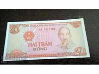 Banknote - Vietnam - 200 dollars UNC | 1987