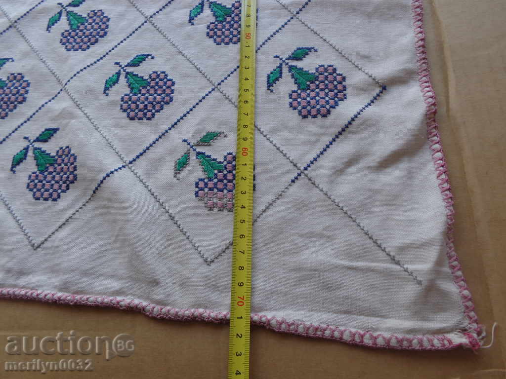 Old cover with Bulgarian embroidery horn with price 52.00 BGN | € 26.59 Old cover with Bulgarian embroidery horn with price 52.00 BGN | € 26.59