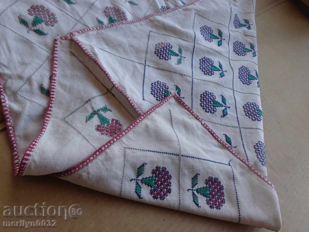 Old cover with Bulgarian embroidery horn - 6 Old cover with Bulgarian embroidery horn - 6