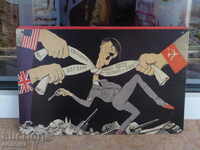 placă de metal al doilea război mondial Hitler spânzurat URSS