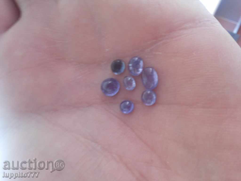 танзанит лот кабошон 7 броя с цена 199.90 лв. | € 102.21