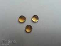 cabochon topaz Imperial 3 piese set