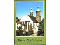 Пощенска картичка Вурцен Катедрала Света Дева Мария Германия