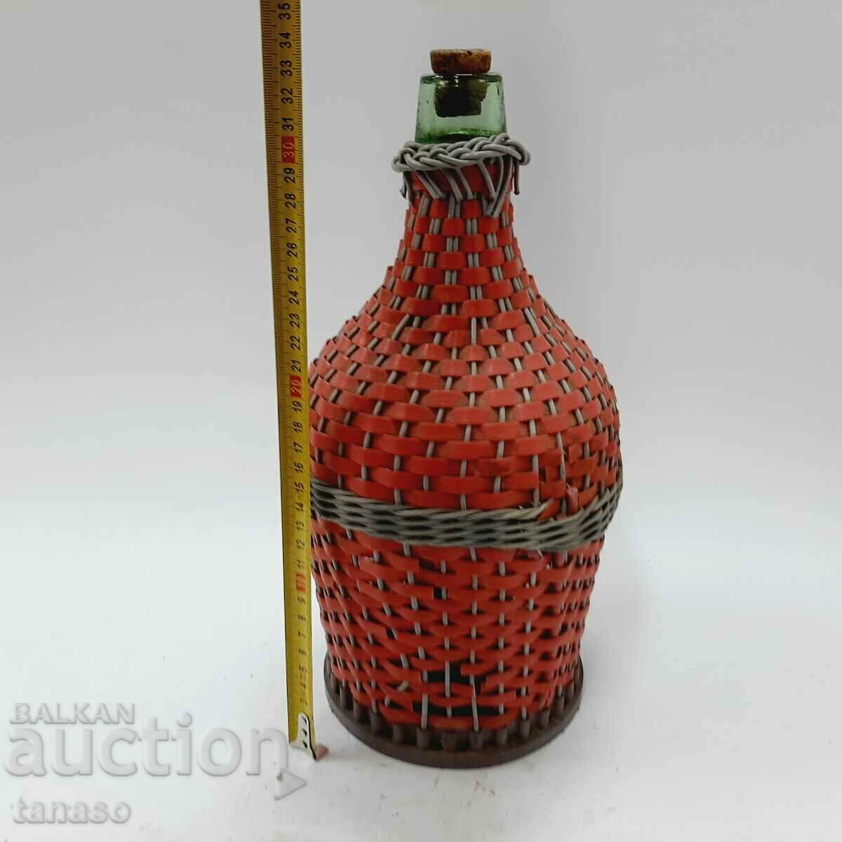 Old woven glass decanter 5 l (10.1) - 7 Old woven glass decanter 5 l (10.1) - 7