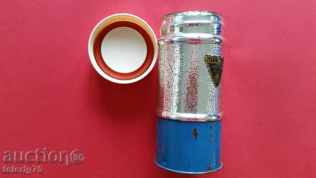 Auction Collector's Star Retro Thermos'HERMETOS 'Panzer Glas-1.25l Auction Collector's Star Retro Thermos'HERMETOS 'Panzer Glas-1.25l