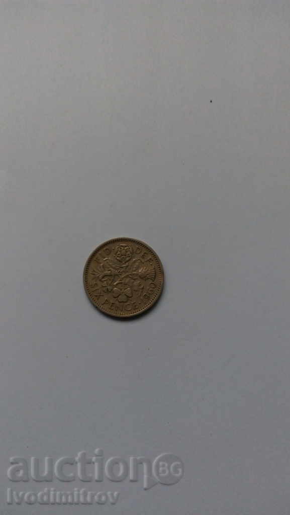 Great Britain 6 pence 1960