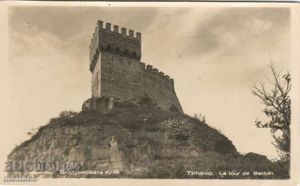 Old postcard - Turnovo, Balduin tower