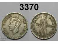 Rhodesia de Sud 3 pence 1952 XF monede