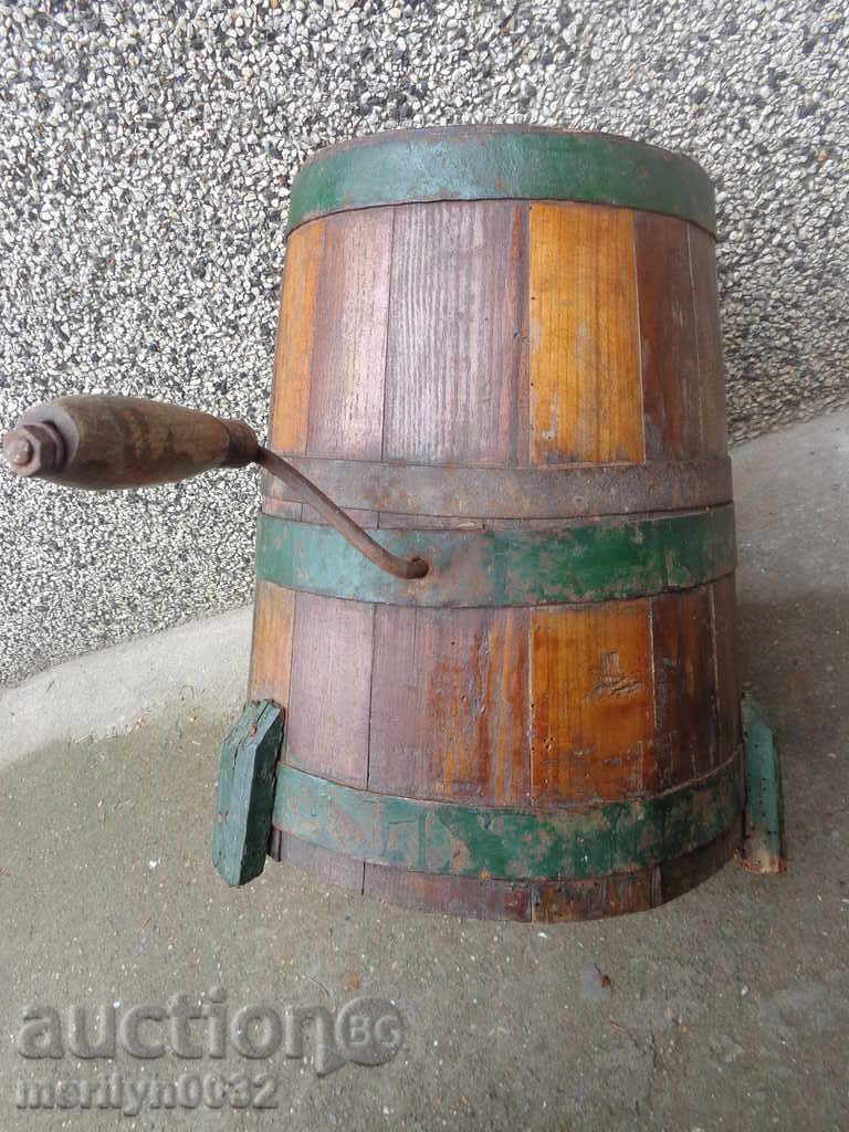 Delivery of Old milk dump wooden keel barrel bucket plunger Delivery of Old milk dump wooden keel barrel bucket plunger