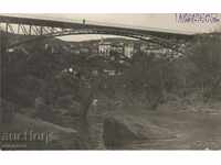 Стара пощенска картичка - Търново, Висящият мост