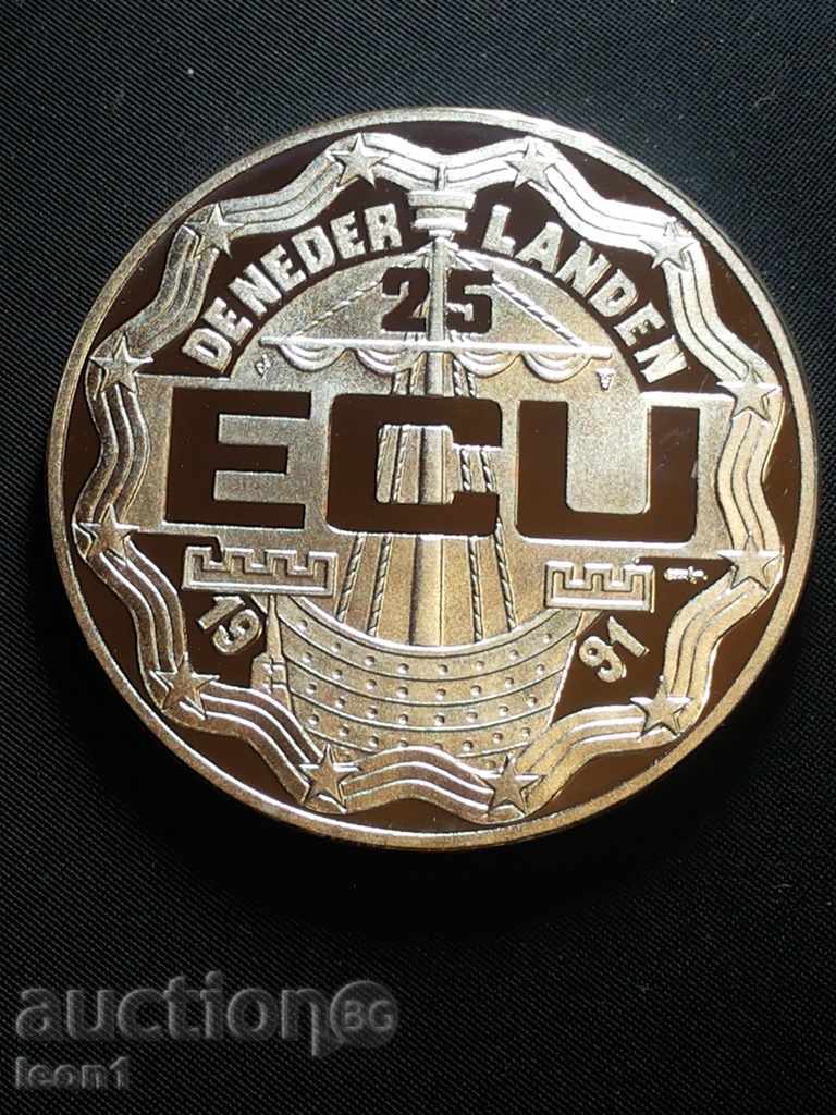 Netherlands SET ECU 1991 UNC with price 100.00 BGN | € 51.13