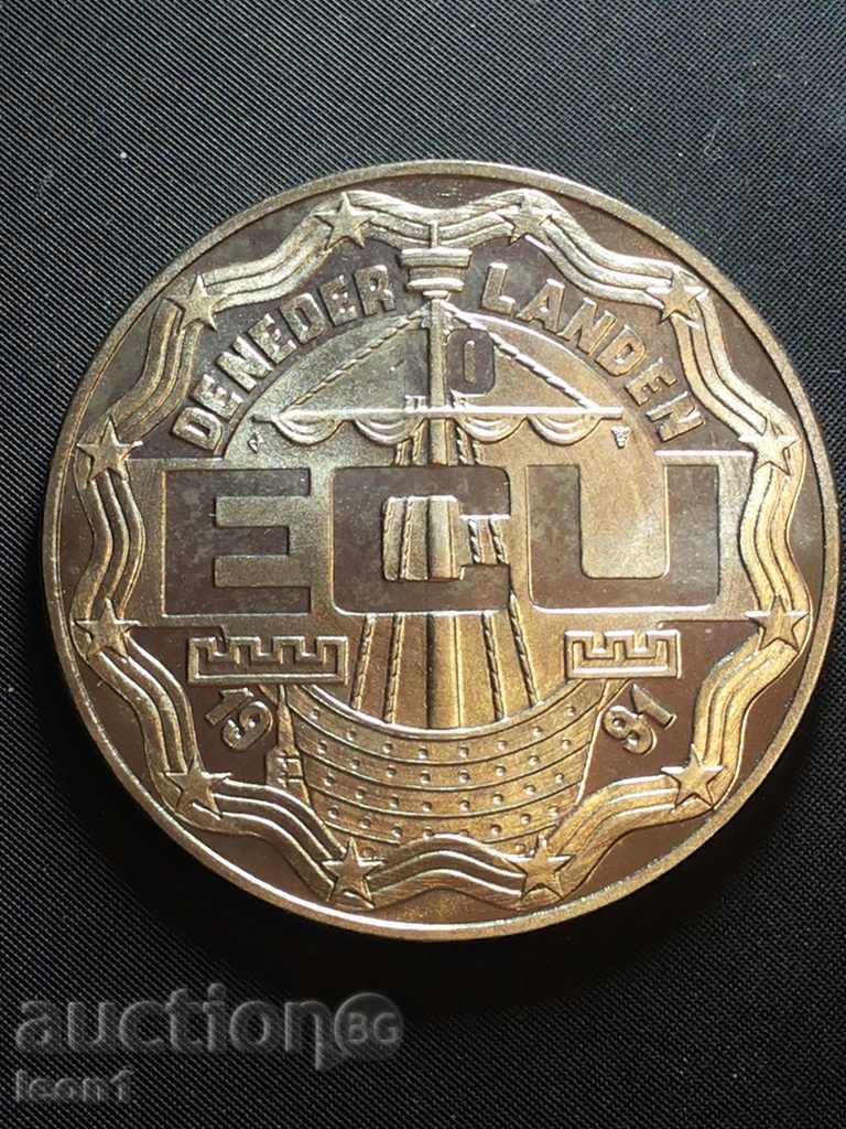 Delivery of Netherlands SET ECU 1991 UNC