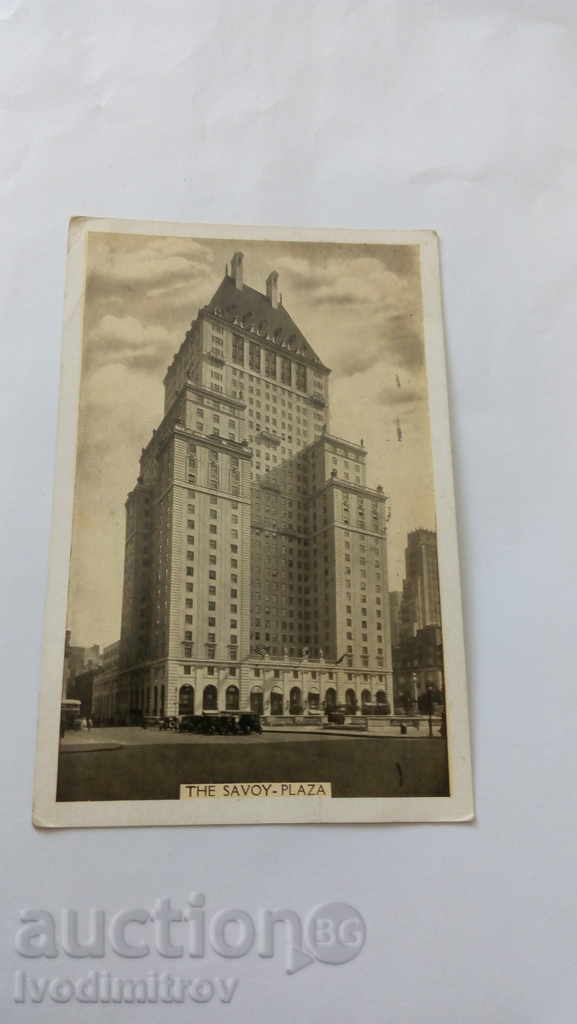 Postcard New York The Savoy Plaza 1938