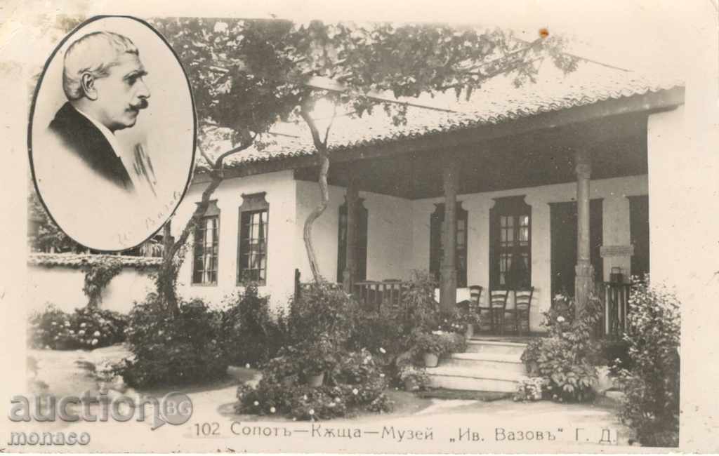 Old postcard - Sopot, house-museum of Iv.Vazov