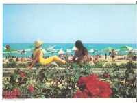 Bulgaria carte poștală Varna Golden Sands Beach 2 *