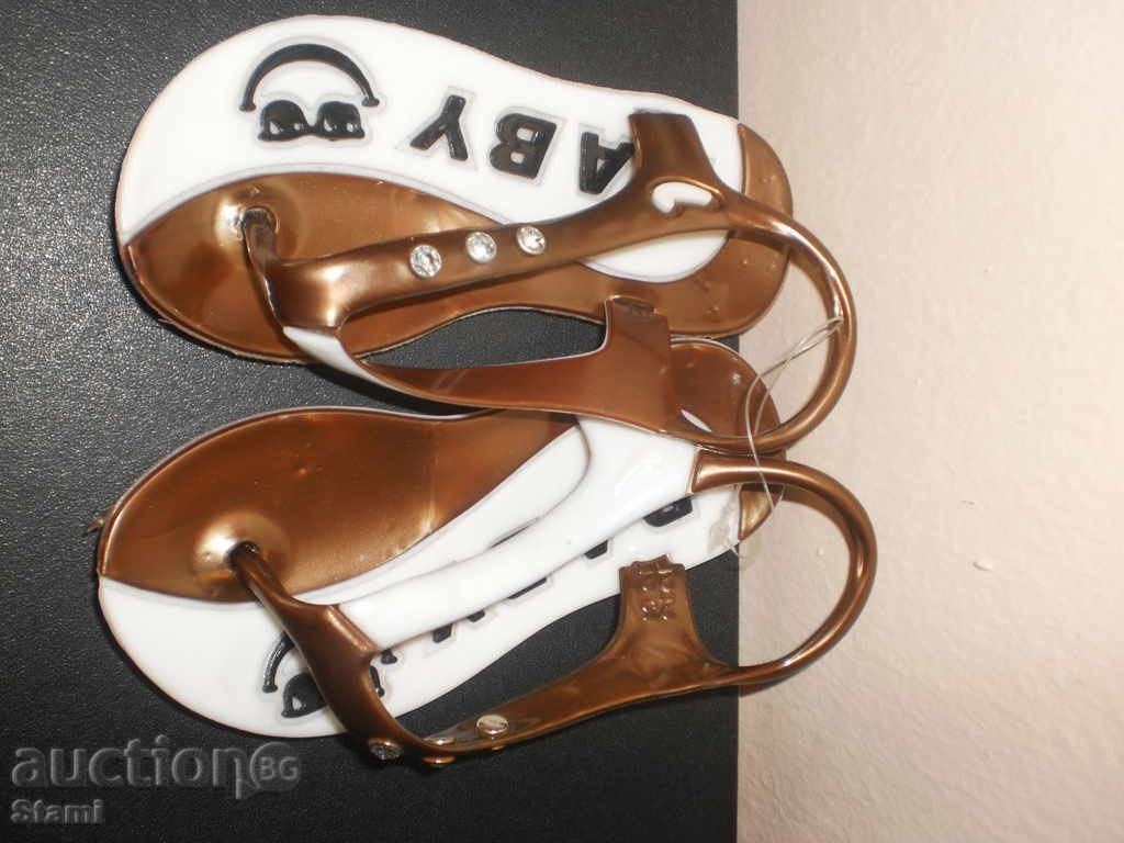 Delivery of Children silicone sandals, new, number 23 Delivery of Children silicone sandals, new, number 23