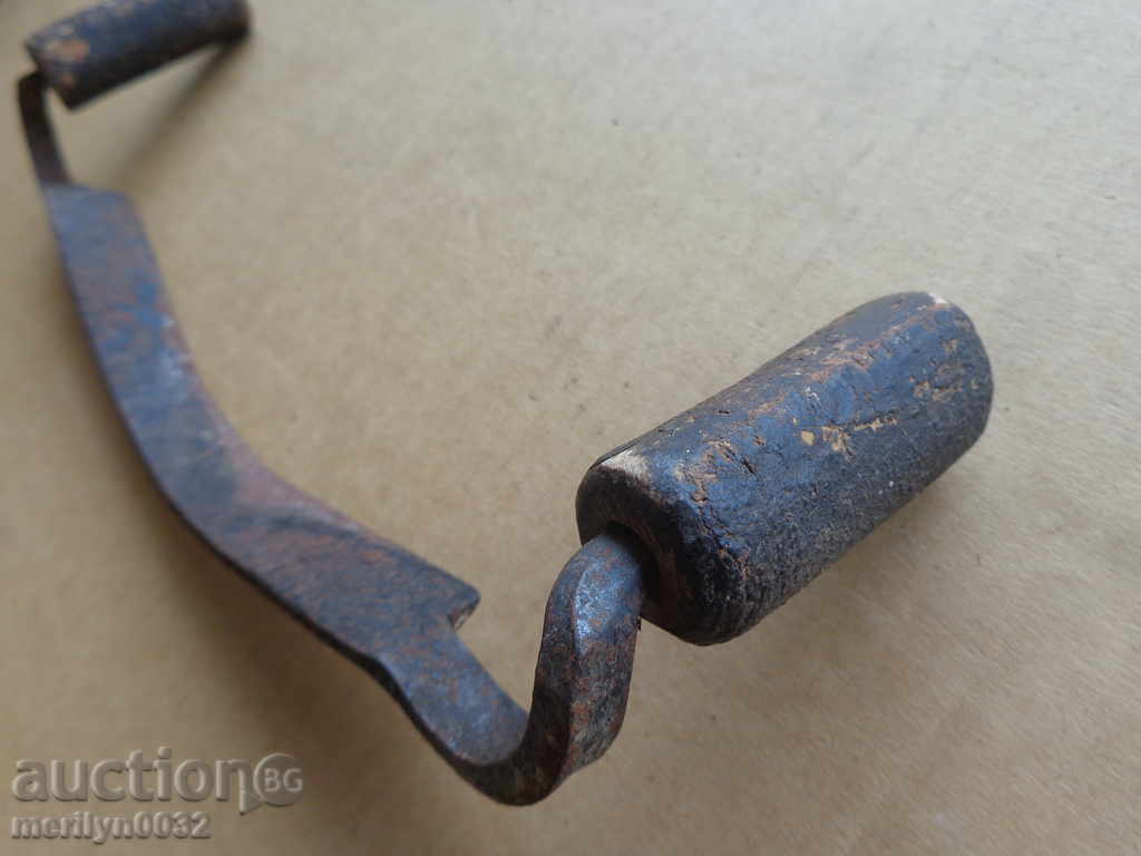 Old forged ruff tool wrought iron wooden planer - 5 Old forged ruff tool wrought iron wooden planer - 5