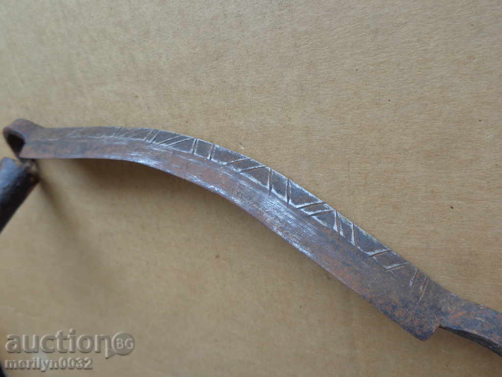 Old forged ruff tool wrought iron wooden planer - 6 Old forged ruff tool wrought iron wooden planer - 6