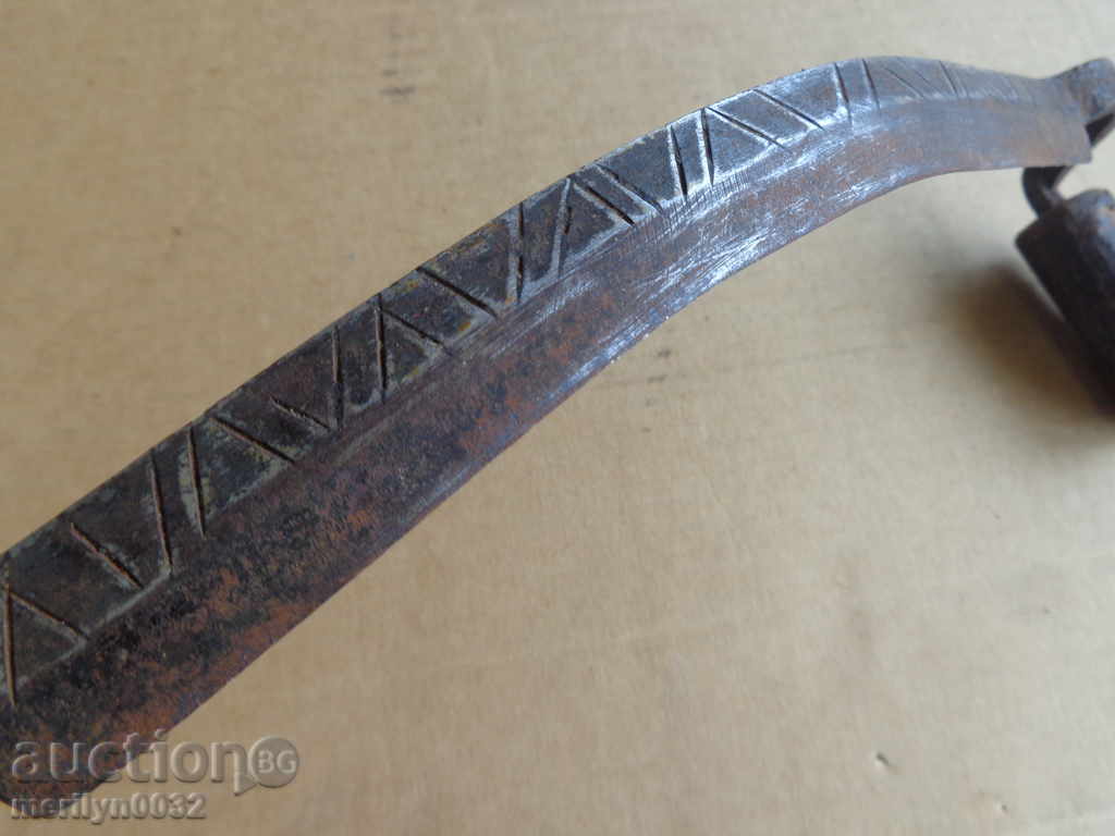 Old forged ruff tool wrought iron wooden planer - 7 Old forged ruff tool wrought iron wooden planer - 7