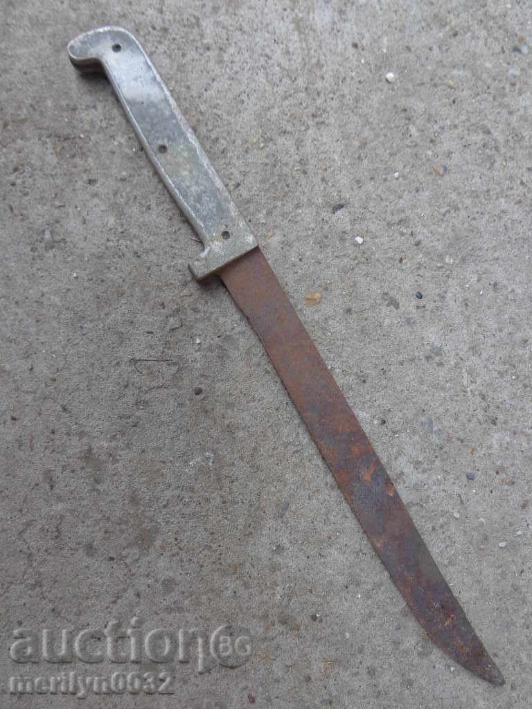 Auction Old butcher, knife, knife Auction Old butcher, knife, knife