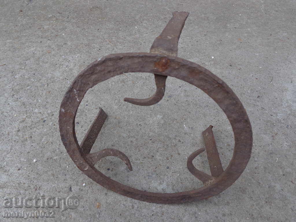 An old forged sack, fireplace, grill, wrought iron - 7 An old forged sack, fireplace, grill, wrought iron - 7