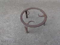 Παλιά πλαστά sazhek, τζάκι, σχάρα, σφυρήλατο σίδερο