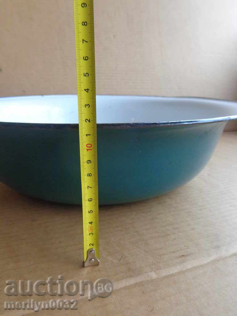 Auction Enameled basin, bowl, enamel bowl Auction Enameled basin, bowl, enamel bowl