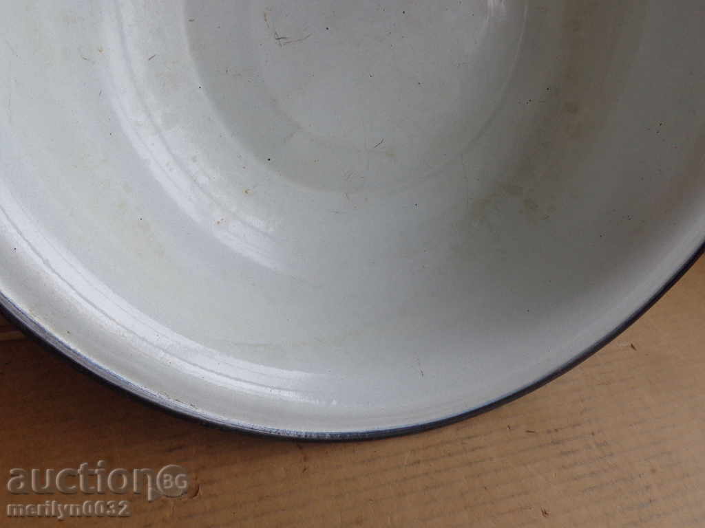 Enameled basin, bowl, enamel bowl - 6 Enameled basin, bowl, enamel bowl - 6