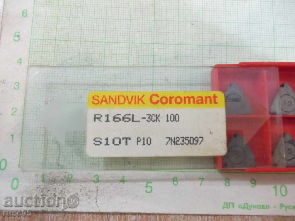 Plates new set of 10 pcs. for turning knives - 1 with price 25.00 BGN | € 12.78 Plates new set of 10 pcs. for turning knives - 1 with price 25.00 BGN | € 12.78