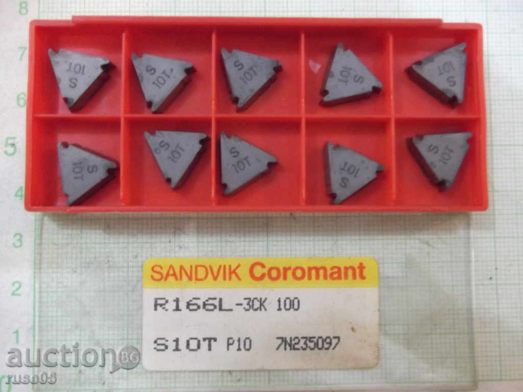 Delivery of Plates new set of 10 pcs. for turning knives - 1 Delivery of Plates new set of 10 pcs. for turning knives - 1