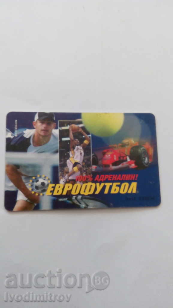 Phonecard Bulfon Eurofootball 100% Adrenaline