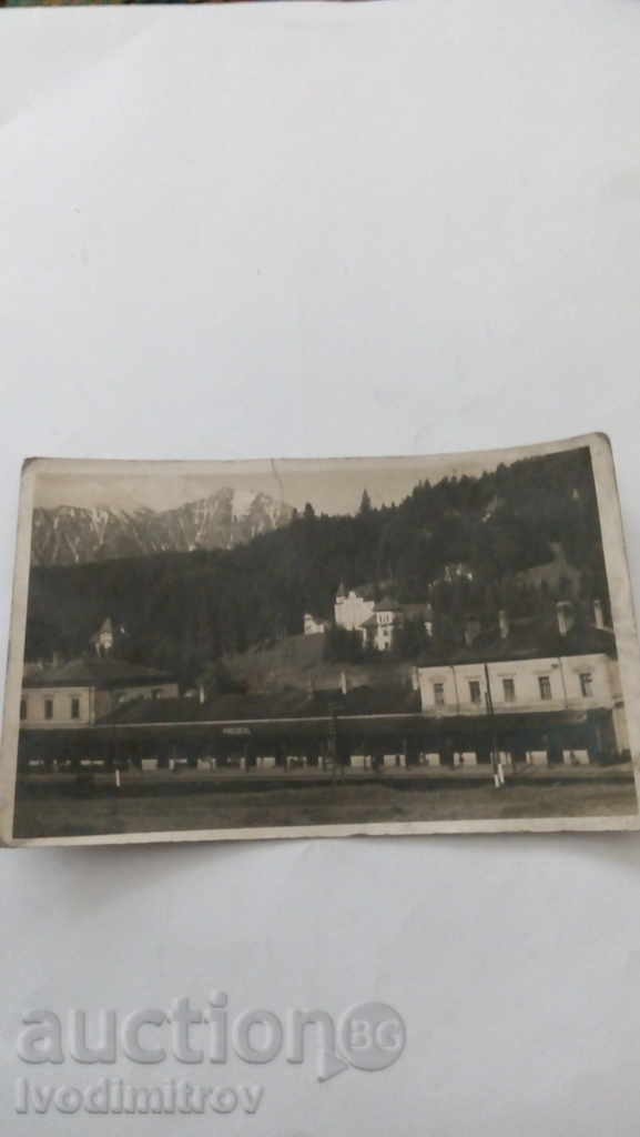 Καρτ ποστάλ Predeal Vedere Gara 1935