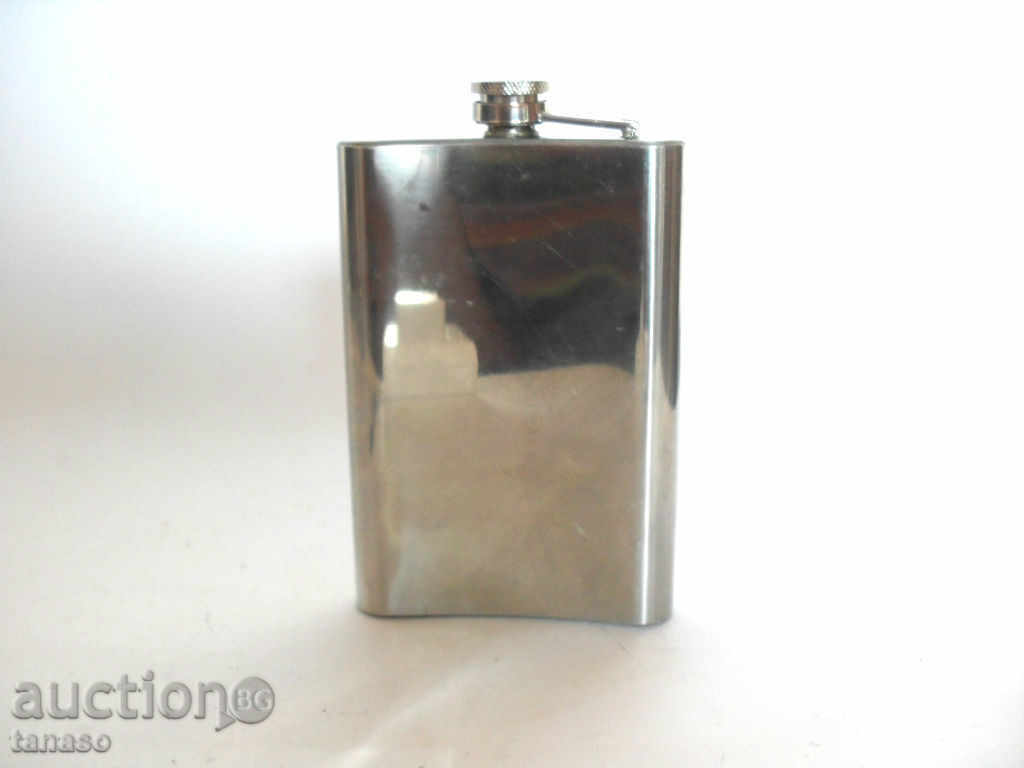 Jim Beam flask, bottle, metal bottle, 9 oz with price 25.00 BGN | € 12.78 Jim Beam flask, bottle, metal bottle, 9 oz with price 25.00 BGN | € 12.78