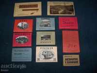 11 old souvenirs with 190 cards and photographs