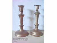 Old candlesticks - 2 pcs.