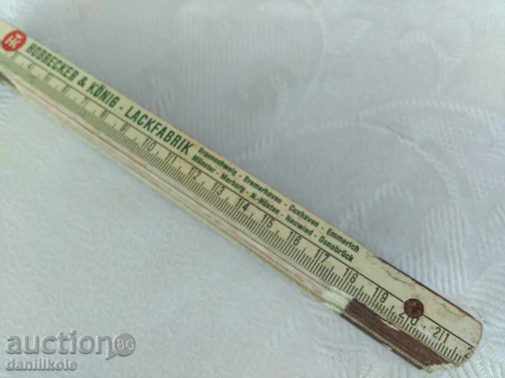 *$*Y*$* UNIQUE WOODEN METER... I.E. 2 METERS GERMAN *$*Y*$* - 5 *$*Y*$* UNIQUE WOODEN METER... I.E. 2 METERS GERMAN *$*Y*$* - 5