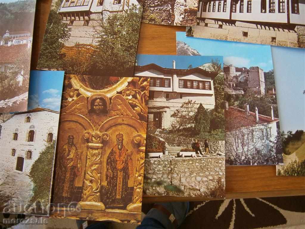 MELNIK - LOT 15 NUMBER CARDS - 14.7 X 10.4 SM - 5