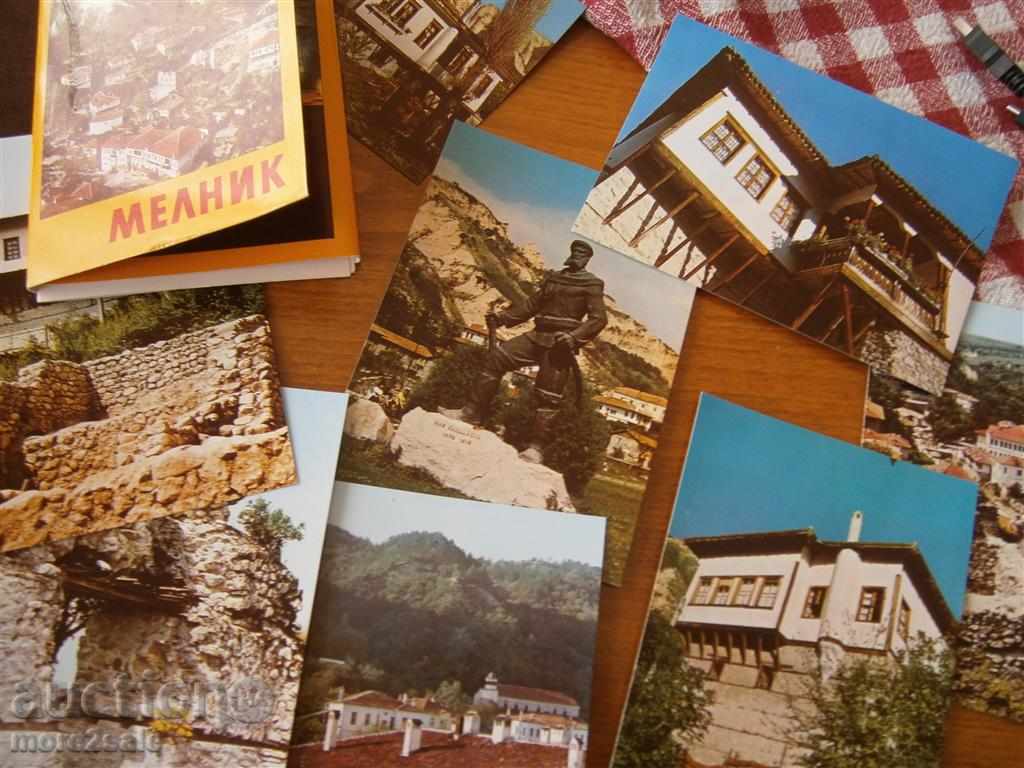 MELNIK - LOT 15 NUMBER CARDS - 14.7 X 10.4 SM - 7