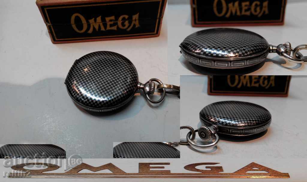 Rare OMEGA silver niello OMEGA pocket watch with price 750.00 BGN | € 383.47 Rare OMEGA silver niello OMEGA pocket watch with price 750.00 BGN | € 383.47